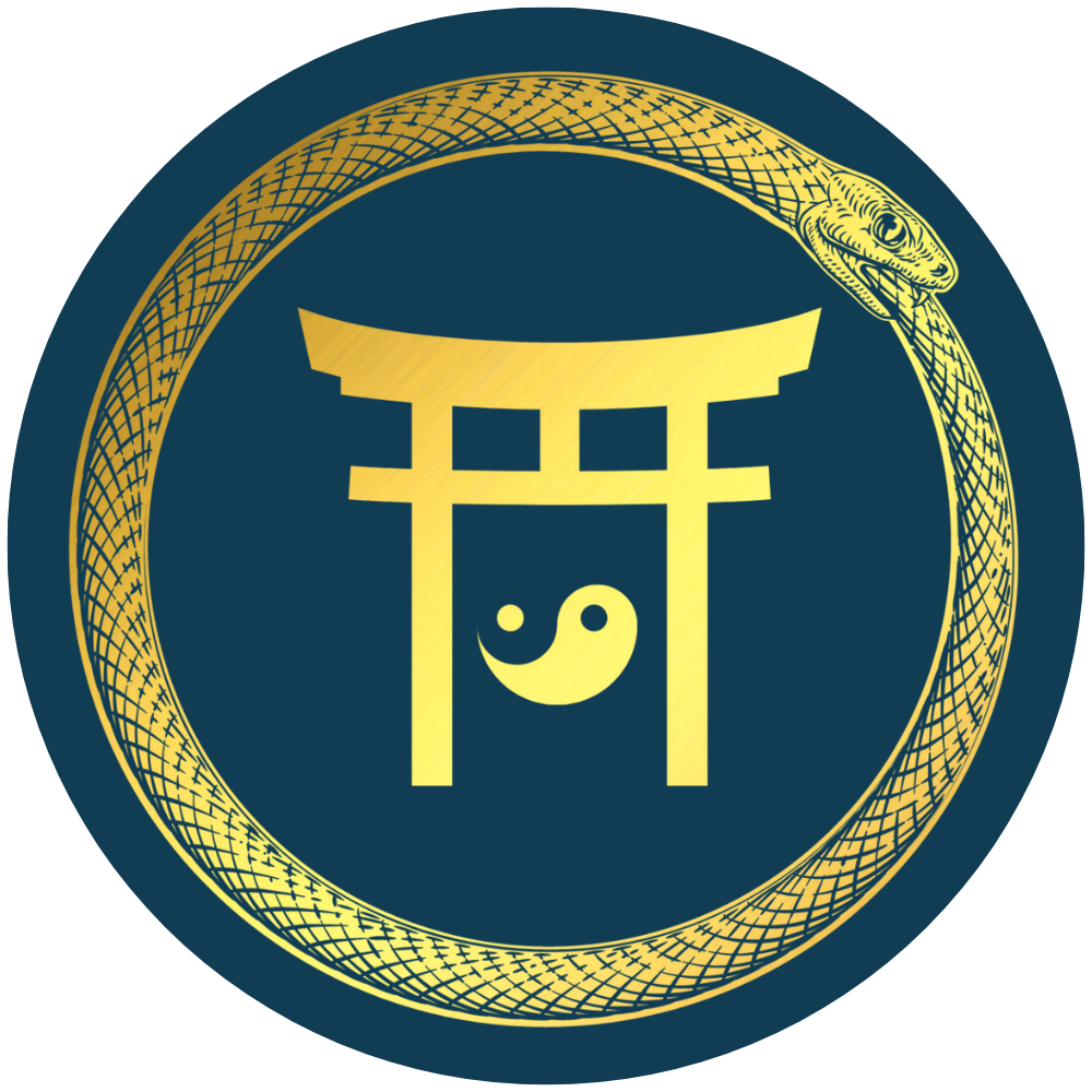 An early colored draft of the Gateway emblem